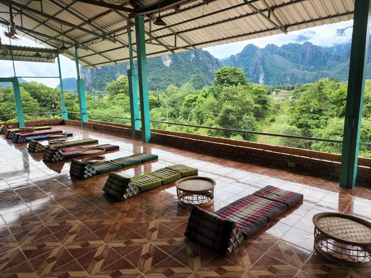 Blue Guesthouse Ванг-Виенг Экстерьер фото