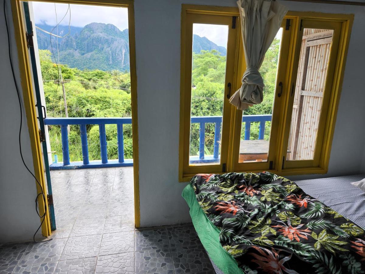 Blue Guesthouse Ванг-Виенг Экстерьер фото