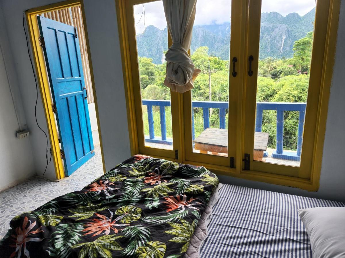 Blue Guesthouse Ванг-Виенг Экстерьер фото
