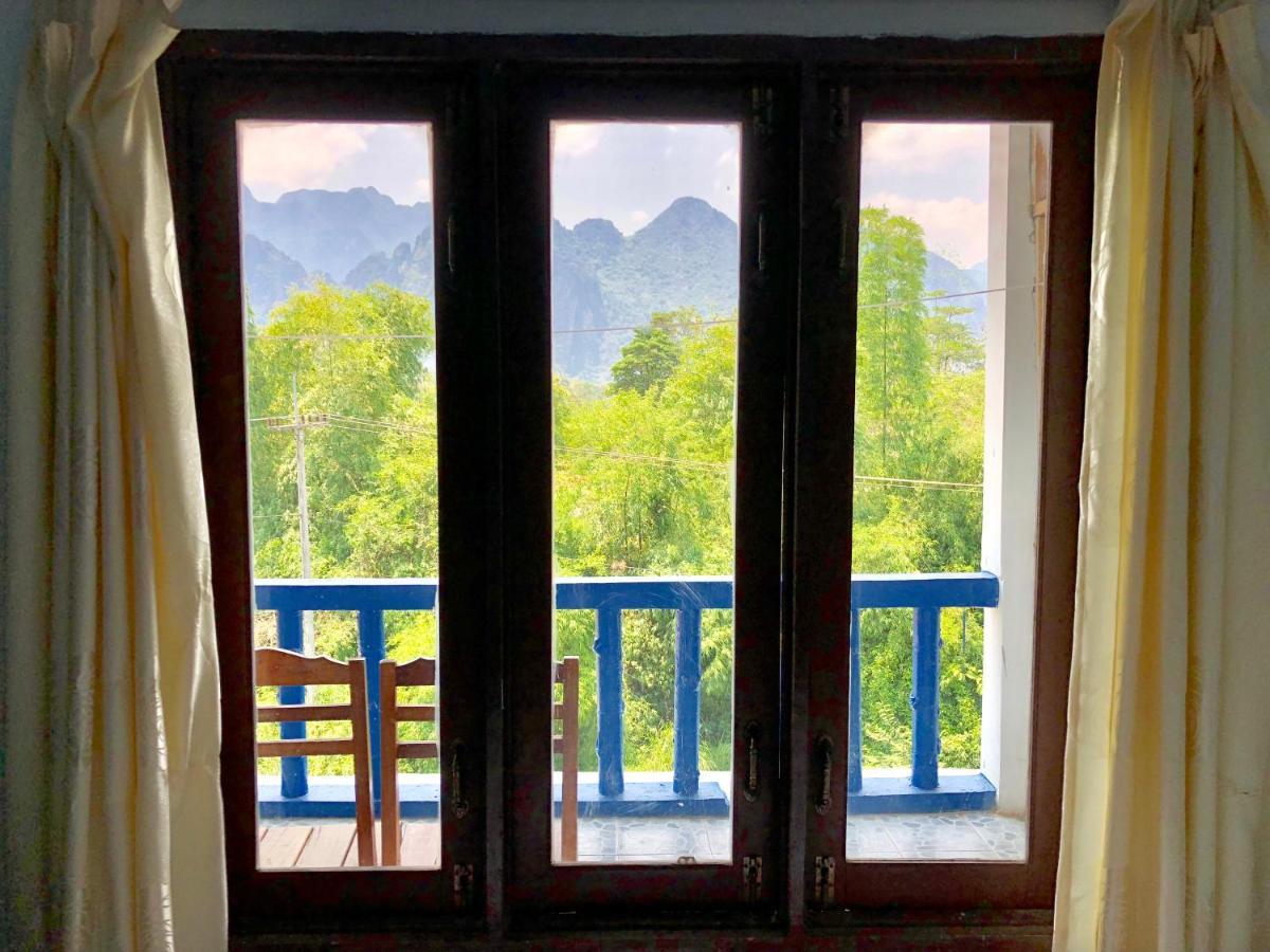 Blue Guesthouse Ванг-Виенг Экстерьер фото