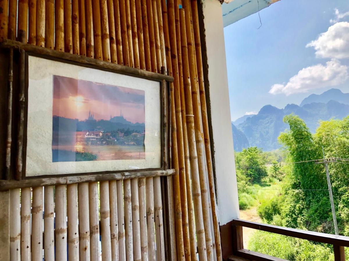 Blue Guesthouse Ванг-Виенг Экстерьер фото